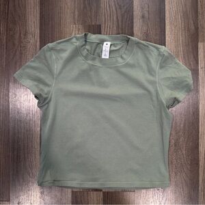 Yogalicious Sage Green Short Sleeve Tee